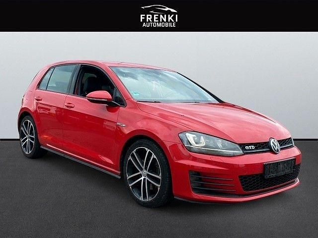 Rot Gebraucht 2014 VW Golf VII GTD Limousine | 8.999 € (Fairer Preis) - Bild 1/4