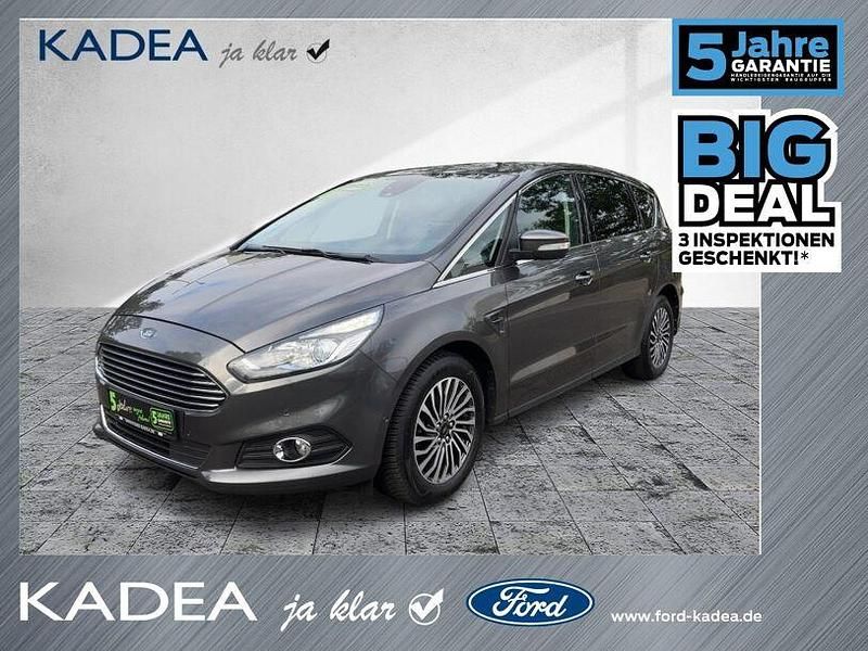 Magneticgrau (metallic) Gebraucht 2019 Ford S-MAX Titanium Van / Kleinbus | 19.480 € (Superpreis) - Bild 1/4
