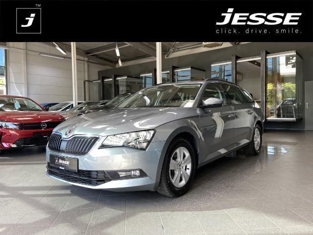 Business grau metallic Gebraucht 2019 Skoda Superb Active Kombi | 16.990 € (Guter Preis) - Bild 1/4