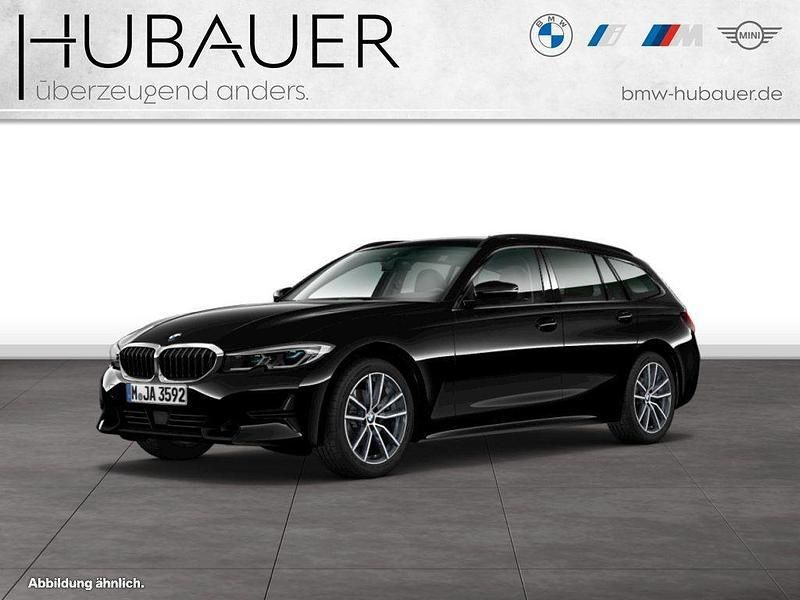 Schwarz Gebraucht 2022 BMW 320 Sport Line Kombi | 29.900 € (Fairer Preis) - Bild 1/4