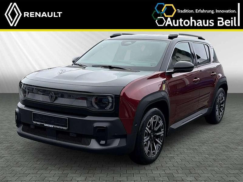 Neu Renault 4 E-Tech Iconic 110 kW (150 PS) 2026 Karmesinrot metallic, black p SUV