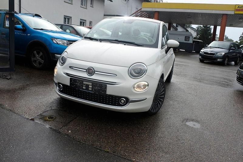 Bianco bianco/ bossa nova/calc Gebraucht 2019 Fiat 500 Lounge Kleinwagen | 7.999 € (Guter Preis) - Bild 1/4