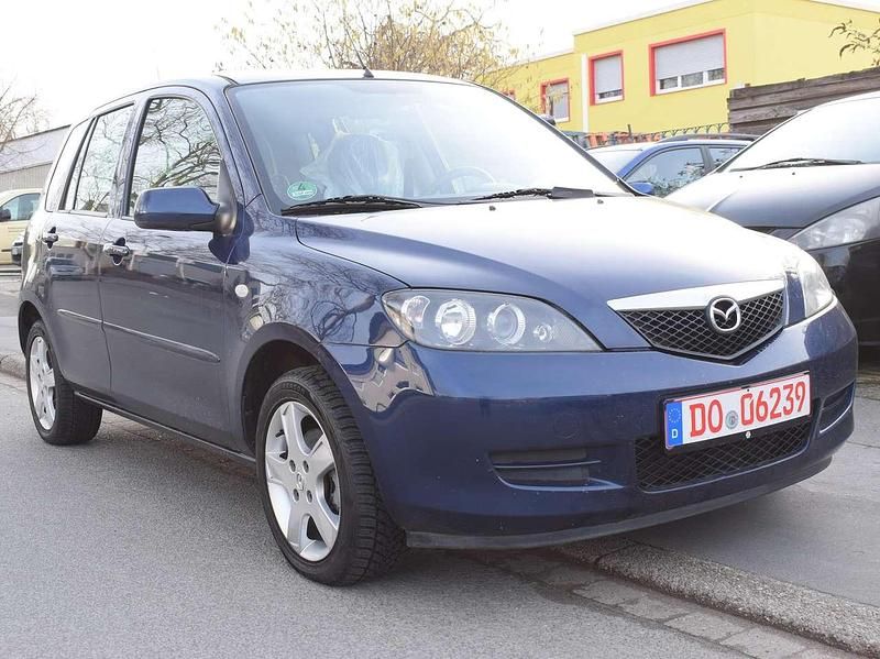 Gebraucht Mazda 2 Active 80 PS (58 kW) 2006 Ozeanblau metallic Kleinwagen