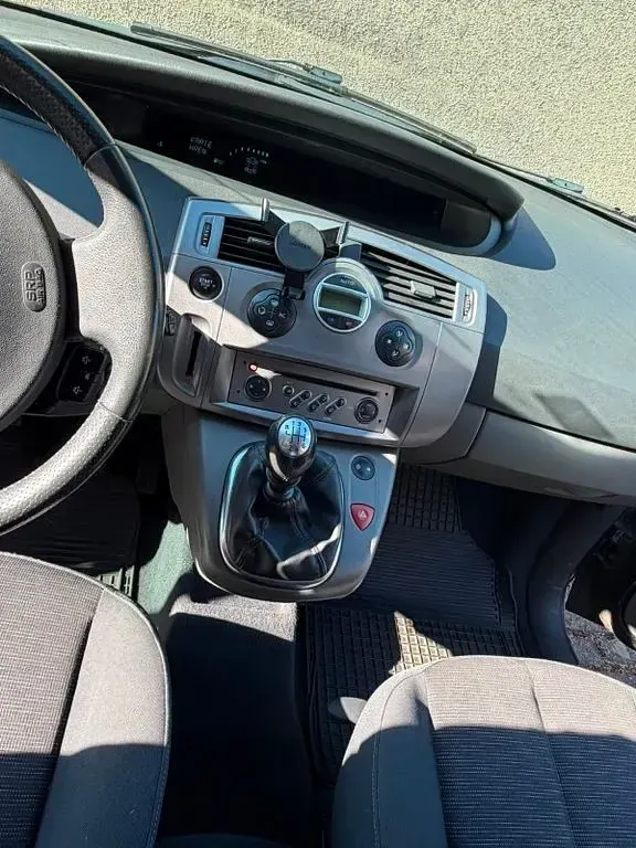 Gebraucht Renault Scénic Expression 111 PS (81 kW) 2008 Schwarz Van / Kleinbus