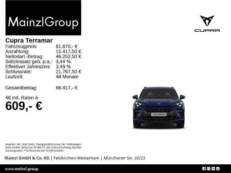 Neu Cupra Terramar VZ 272 PS (200 kW) 2026 Blau SUV