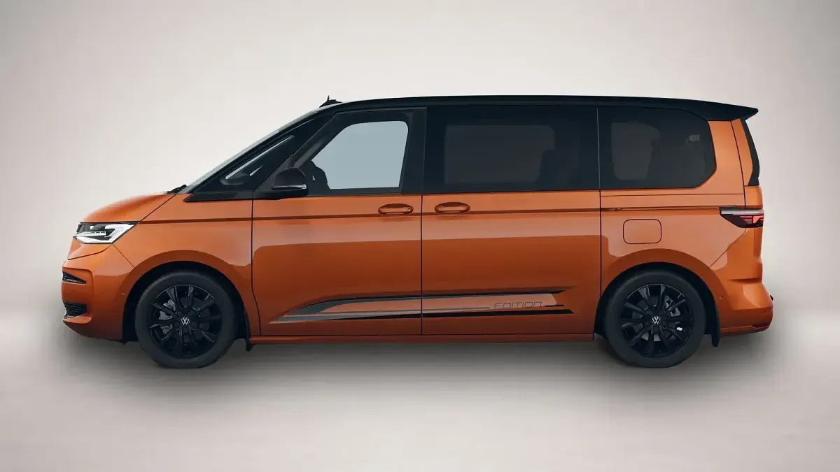 Neu VW Multivan Edition 150 PS (110 kW) 2026 Orange Van / Kleinbus