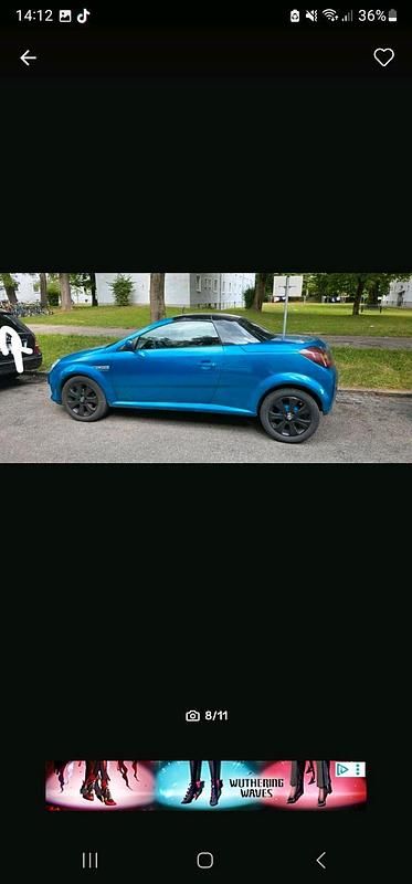 Blau Gebraucht 2007 Opel Tigra Cabrio | 750 € (Superpreis) - Bild 1/4