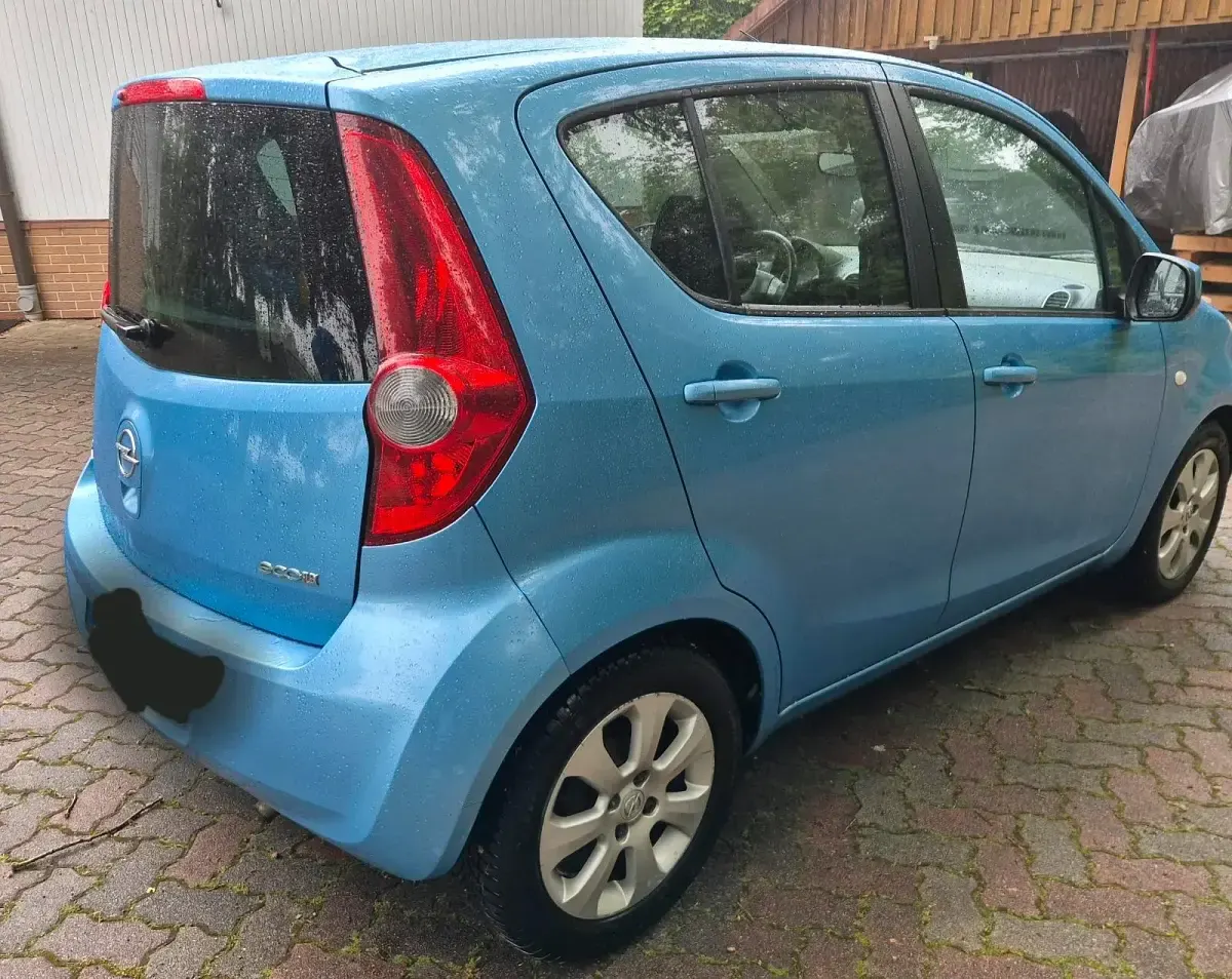 Brugt Opel Agila 65 HK (47 kW) 2009 Blå Hatchback