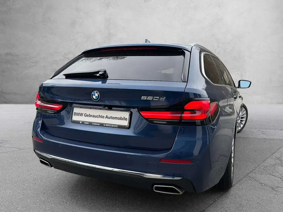 Usata BMW 520 190 CV (139 kW) 2022 Blu Station wagon