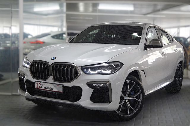Weiß Gebraucht 2021 BMW X6 M50 Sport Line SUV | 62.990 € - Bild 1/4