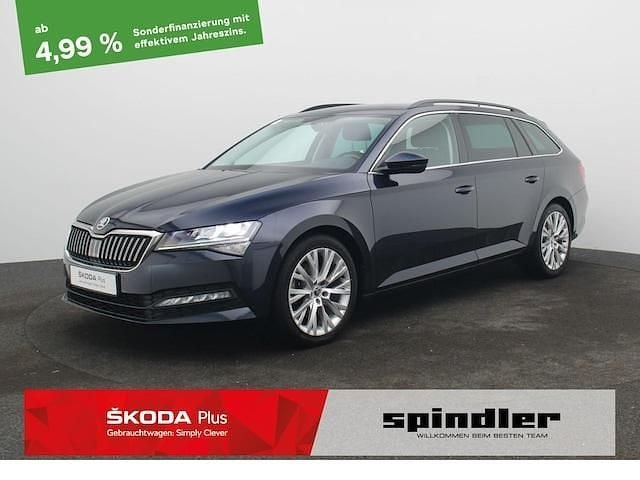 Plum blau Gebraucht 2022 Skoda Superb Ambition Kombi | 24.490 € (Guter Preis) - Bild 1/3
