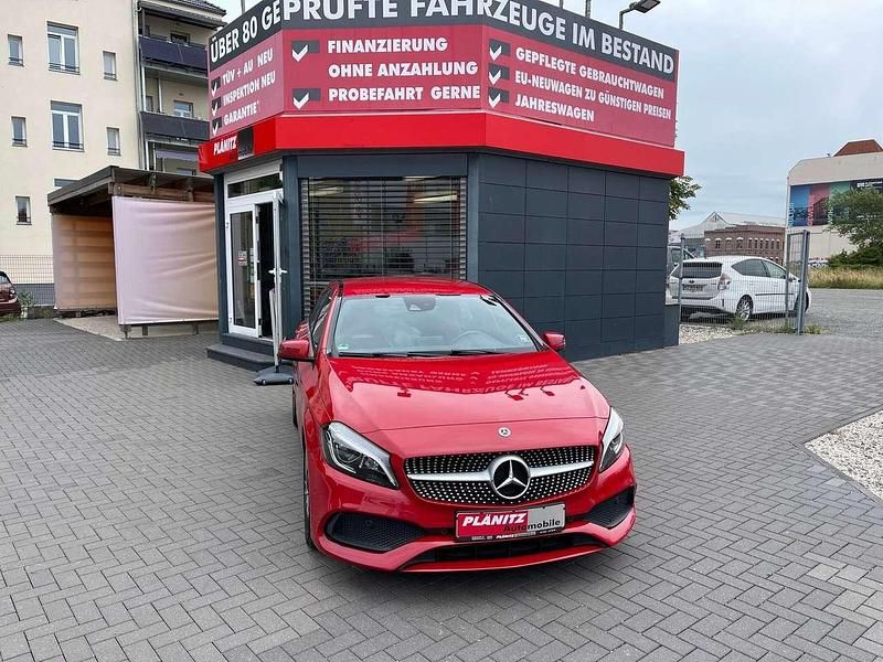 Rot Gebraucht 2017 Mercedes A200 AMG line Limousine | 20.999 € (Etwas zu teuer) - Bild 1/4