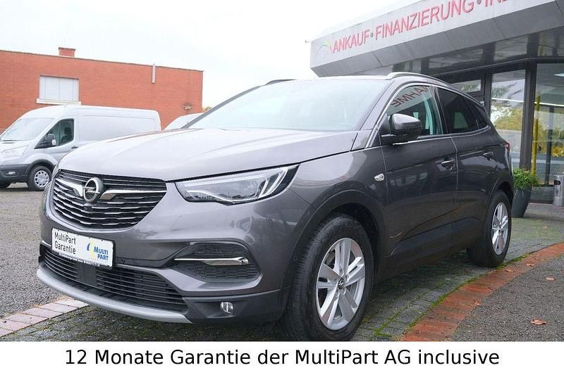 Grau Gebraucht 2021 Opel Grandland X SUV | 16.490 € (Guter Preis) - Bild 1/4
