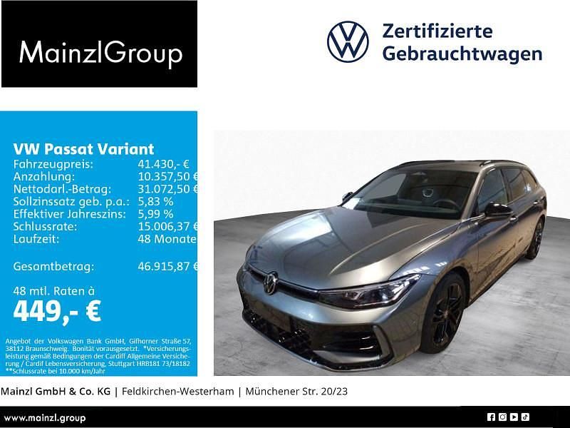 Grau Gebraucht 2025 VW Passat R-line Kombi | 41.430 € (Etwas zu teuer) - Bild 1/3