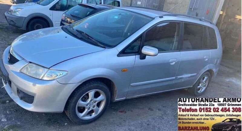 Sunlight silver Gebraucht 2004 Mazda Premacy Comfort Van / Kleinbus | 800 € (Superpreis) - Bild 1/4