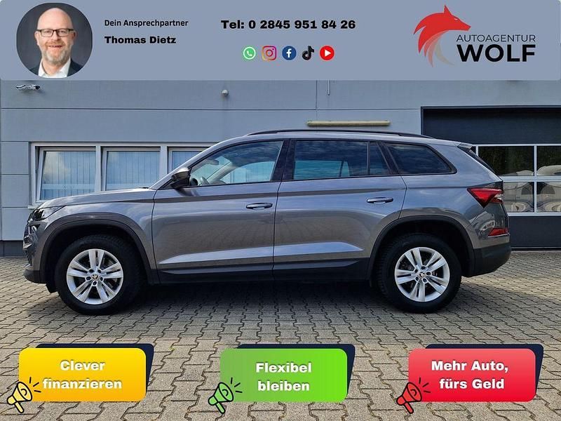 Grau Gebraucht 2022 Skoda Kodiaq Ambition SUV | 26.997 € (Guter Preis) - Bild 1/4