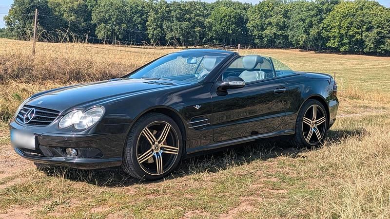Schwarz Gebraucht 2004 Mercedes SL500 AMG Cabrio | 21.300 € (Fairer Preis) - Bild 1/4