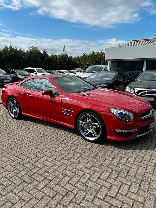 Gebraucht Mercedes SL63 AMG AMG 2012 Rot Cabrio