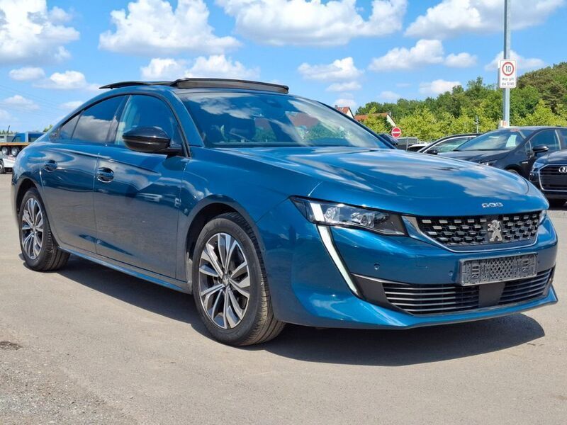 Blau Gebraucht 2019 Peugeot 508 GT-line Limousine | 15.990 € (Fairer Preis) - Bild 1/4