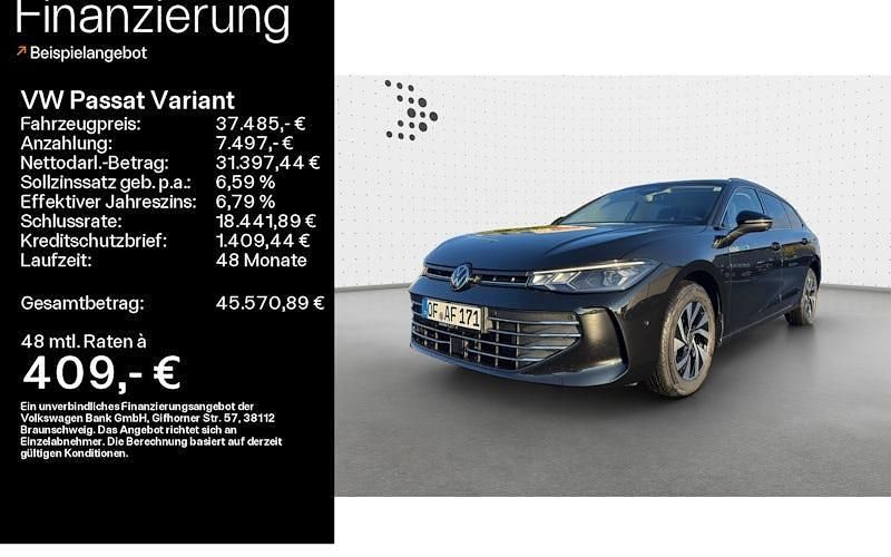 Gebraucht VW Passat Business 150 PS (110 kW) 2025 Schwarz Kombi