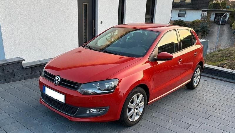 Gebraucht VW Polo Highline 105 PS (77 kW) 2011 Orange Kleinwagen