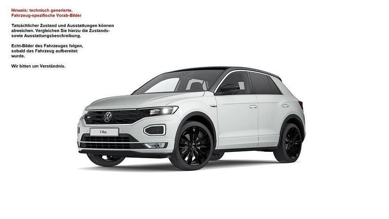 Pure white schwarz Gebraucht 2021 VW T-Roc Sportline SUV | 27.280 € (Fairer Preis) - Bild 1/4