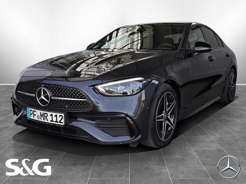 Metalliclack graphitgrau Gebraucht 2025 Mercedes C200 AMG Limousine | 47.399 € (Teuer) - Bild 1/4