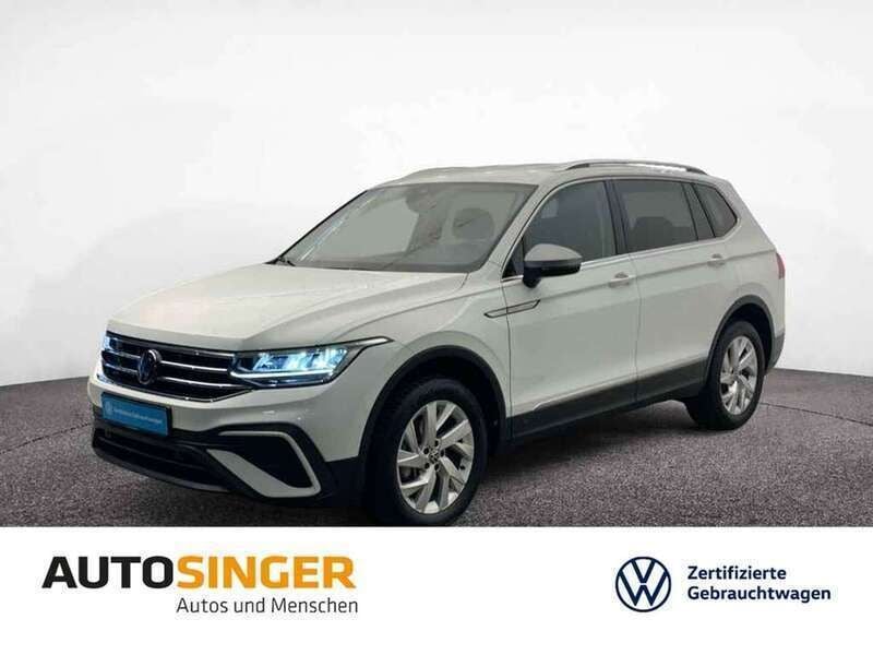 Pure white Gebraucht 2024 VW Tiguan Allspace Life SUV | 35.540 € (Guter Preis) - Bild 1/3