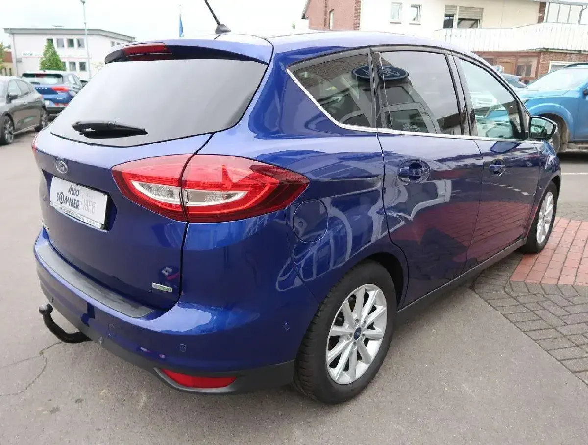 Gebraucht Ford C-MAX Titanium 125 PS (91 kW) 2018 Indicblau metallic Van / Kleinbus
