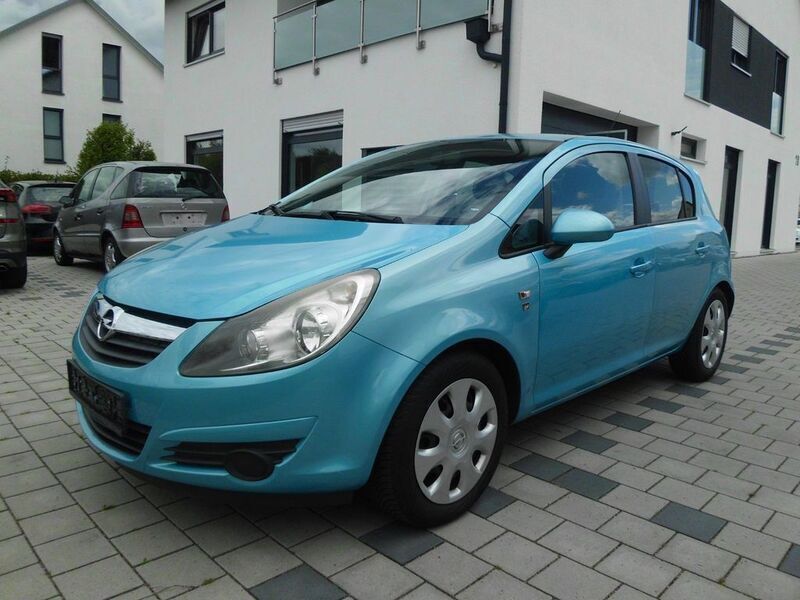 Blau Gebraucht 2010 Opel Corsa Edition Limousine | 2.200 € (Guter Preis) - Bild 1/4
