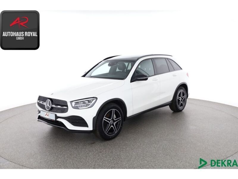 Weiss Gebraucht 2022 Mercedes GLC400d AMG SUV | 47.819 € (Fairer Preis) - Bild 1/4