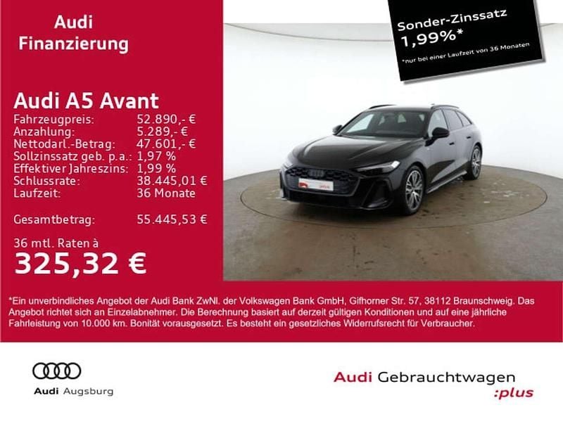 Daytonagrau perleffekt Neu 2025 Audi A5 S-Line Kombi | 52.890 € (Superpreis) - Bild 1/4