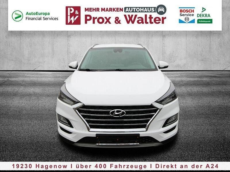 Gebraucht Hyundai Tucson 136 PS (100 kW) 2019 Polar white (weiß) SUV