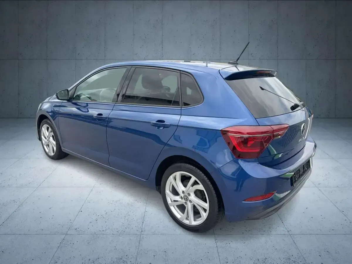 Occasion VW Polo Style 95 ch (69 kW) 2022 Bleue Citadine