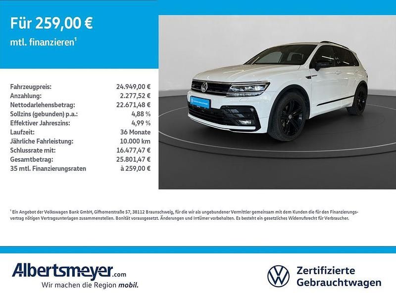 Weiß Gebraucht 2020 VW Tiguan Highline SUV | 24.949 € (Fairer Preis) - Bild 1/4