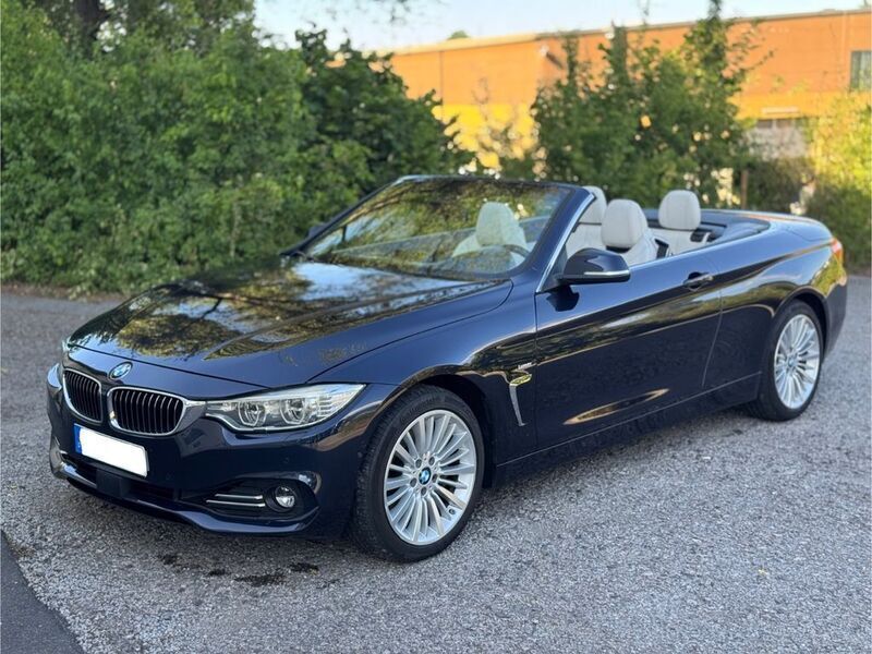 Blau Gebraucht 2015 BMW 435 Luxury Line Cabrio | 19.400 € (Fairer Preis) - Bild 1/2