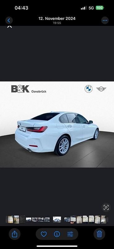 Gebraucht BMW 318 Advantage 150 PS (110 kW) 2020 Weiß Limousine