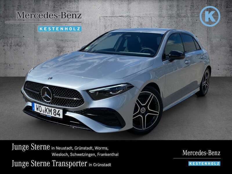 Lack hightechsilber Gebraucht 2025 Mercedes A200 AMG line Limousine | 39.450 € (Teuer) - Bild 1/4