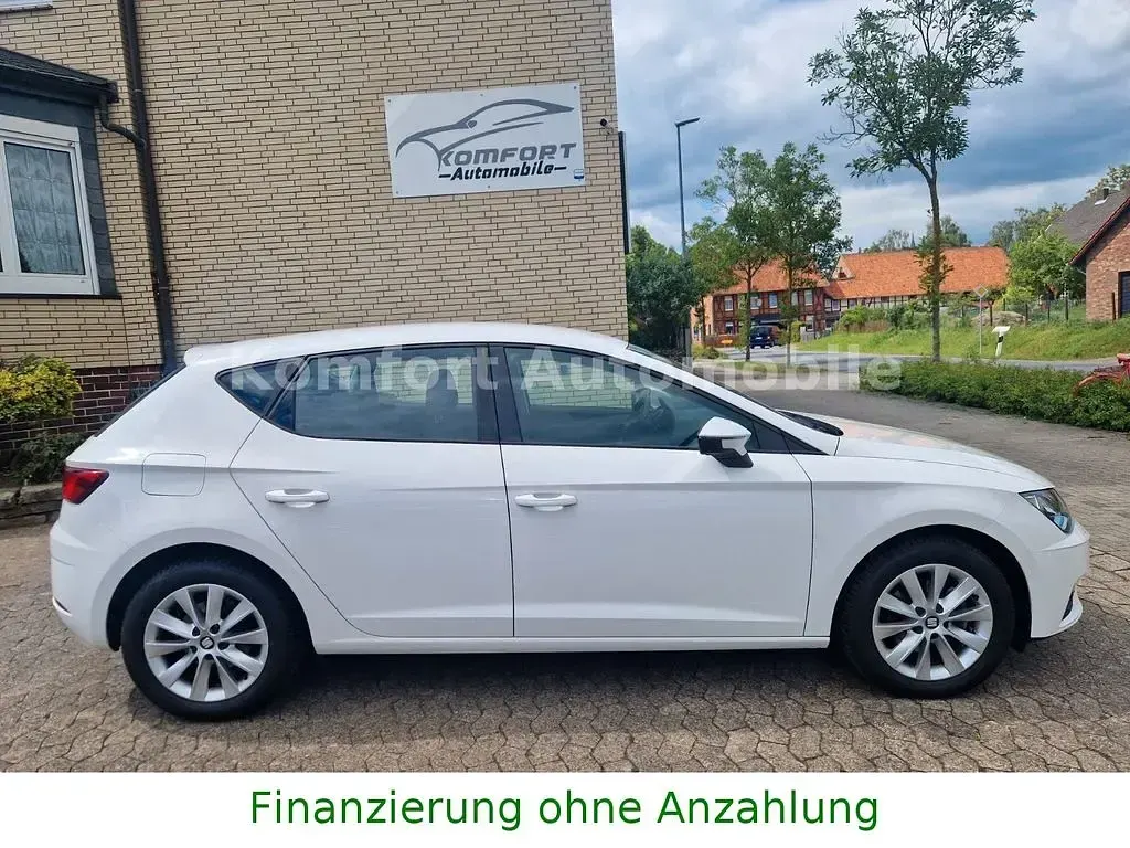 Brugt Seat Leon Style 125 HK (91 kW) 2018 Hvid Sedan
