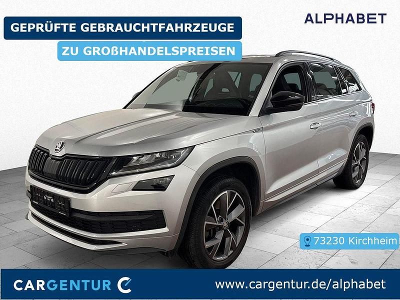 Brillantsilber Gebraucht 2021 Skoda Kodiaq SportLine SUV | 27.797 € (Fairer Preis) - Bild 1/2