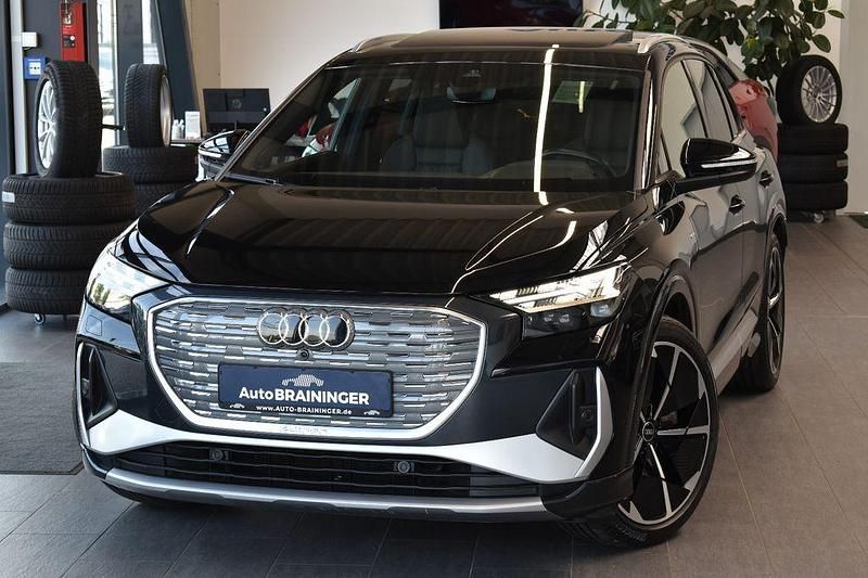 Schwarz Gebraucht 2021 Audi Q4 e-tron S-Line SUV | 34.900 € (Superpreis) - Bild 1/4