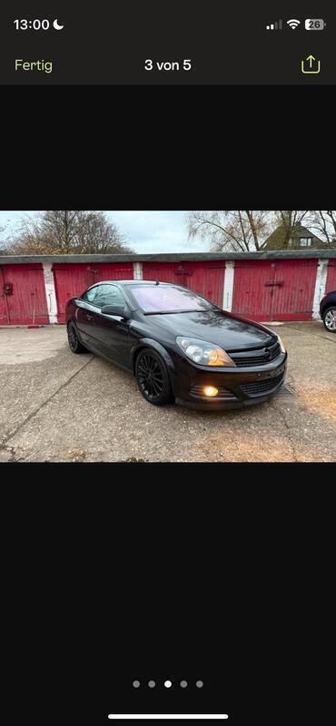 Schwarz Gebraucht 2006 Opel Astra Cabriolet Cabrio | 1.350 € (Superpreis) - Bild 1/4