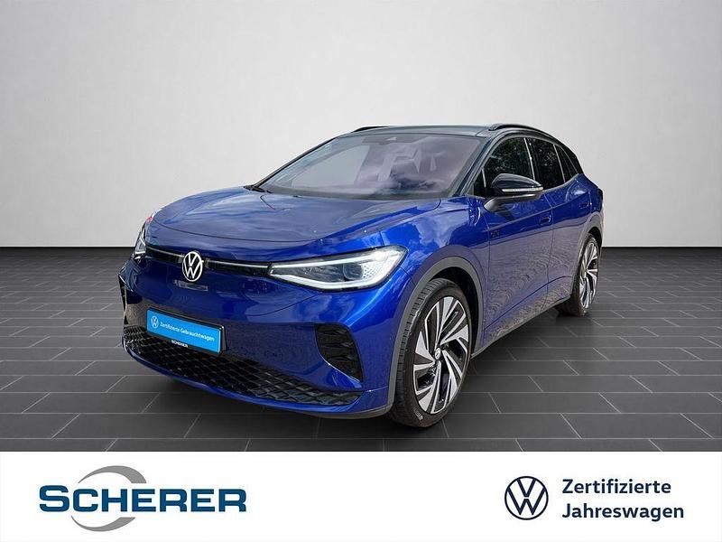Blue dusk metallic (metallic) Gebraucht 2025 VW ID.4 GTX SUV | 46.800 € (Fairer Preis) - Bild 1/4