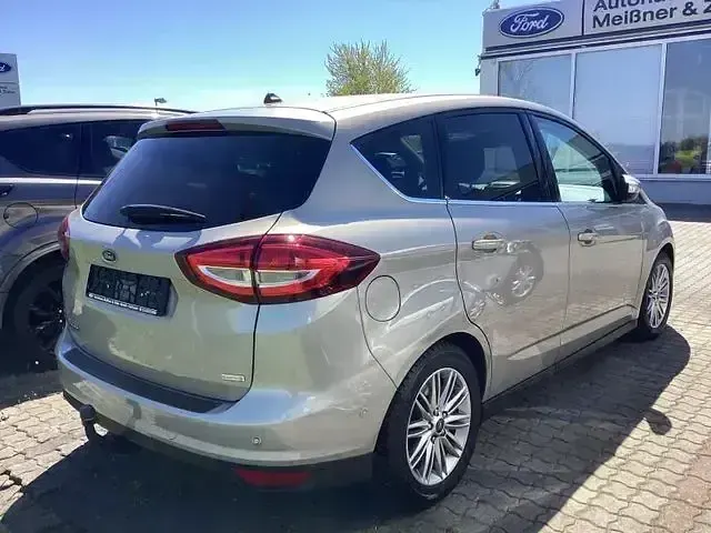 Gebraucht Ford C-MAX Titanium 125 PS (91 kW) 2018 Silber Van / Kleinbus