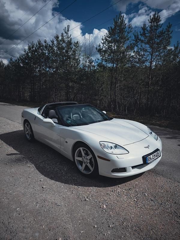Weiß Gebraucht 2005 Corvette C6 Cabrio | 27.000 € (Superpreis) - Bild 1/4