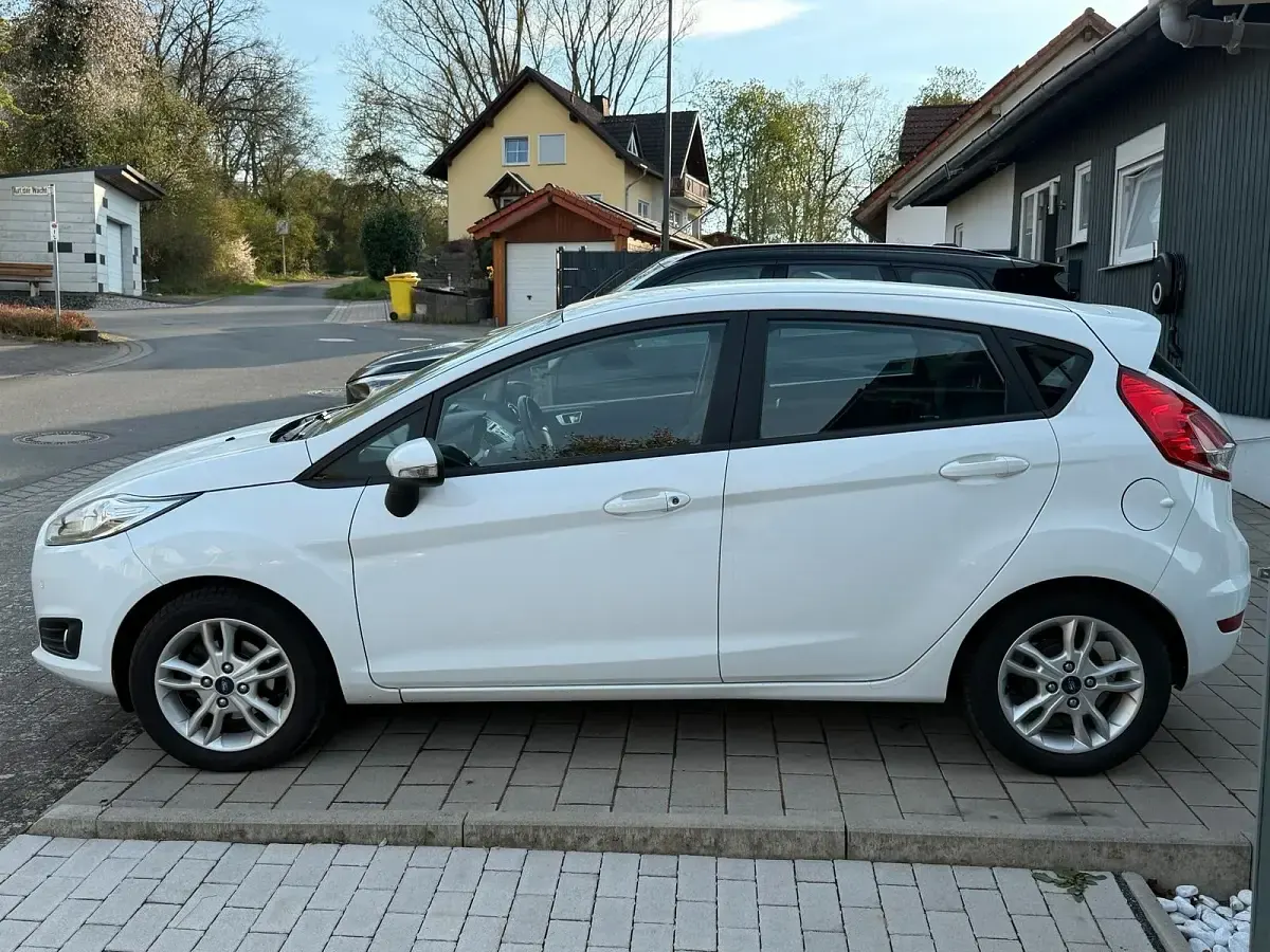 Usata Ford Fiesta 101 CV (74 kW) 2015 Bianco Utilitaria