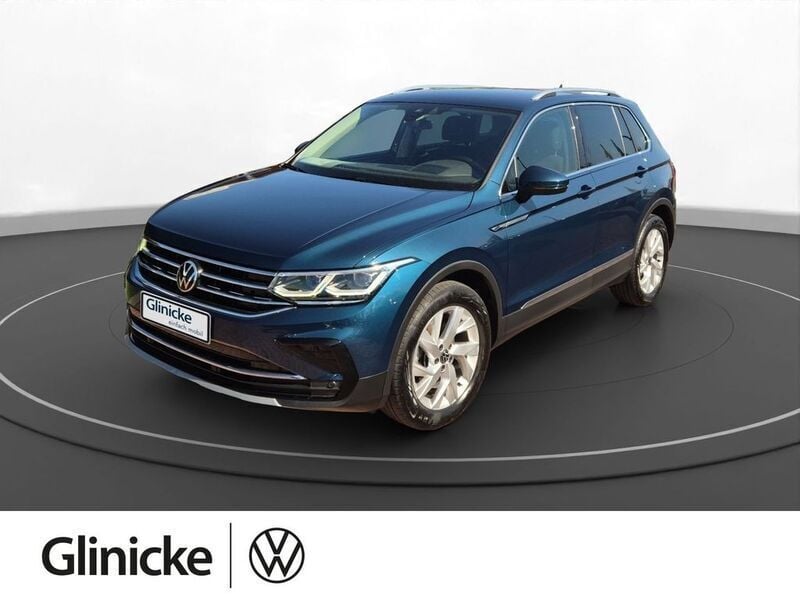 Nightshade blue metallic Gebraucht 2021 VW Tiguan Elegance SUV | 30.480 € (Fairer Preis) - Bild 1/4
