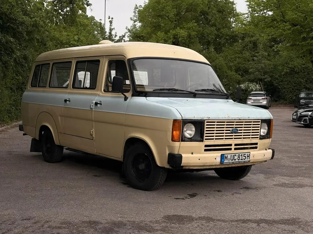 Gebraucht Ford Transit 77 PS (56 kW) 1981 Beige Van / Kleinbus