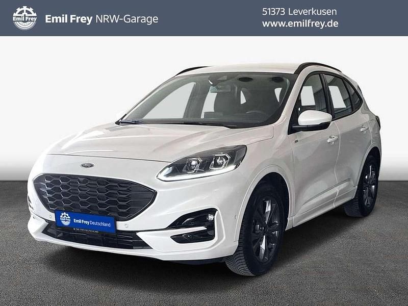 White platinum metallic Gebraucht 2023 Ford Kuga ST-Line SUV | 23.465 € (Superpreis) - Bild 1/3