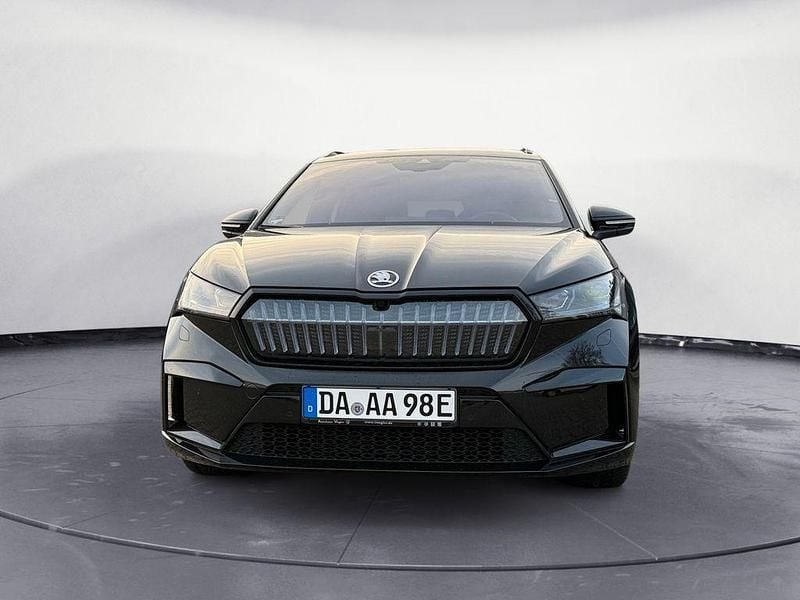 Schwarz Gebraucht 2025 Skoda Enyaq iV SportLine SUV | 46.390 € (Superpreis) - Bild 1/4